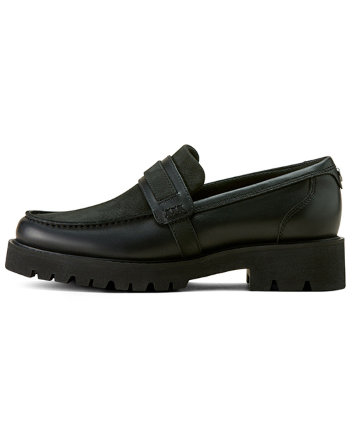 Image #2 - Ariat Women's Stratford Lug Loafers, Black, hi-res