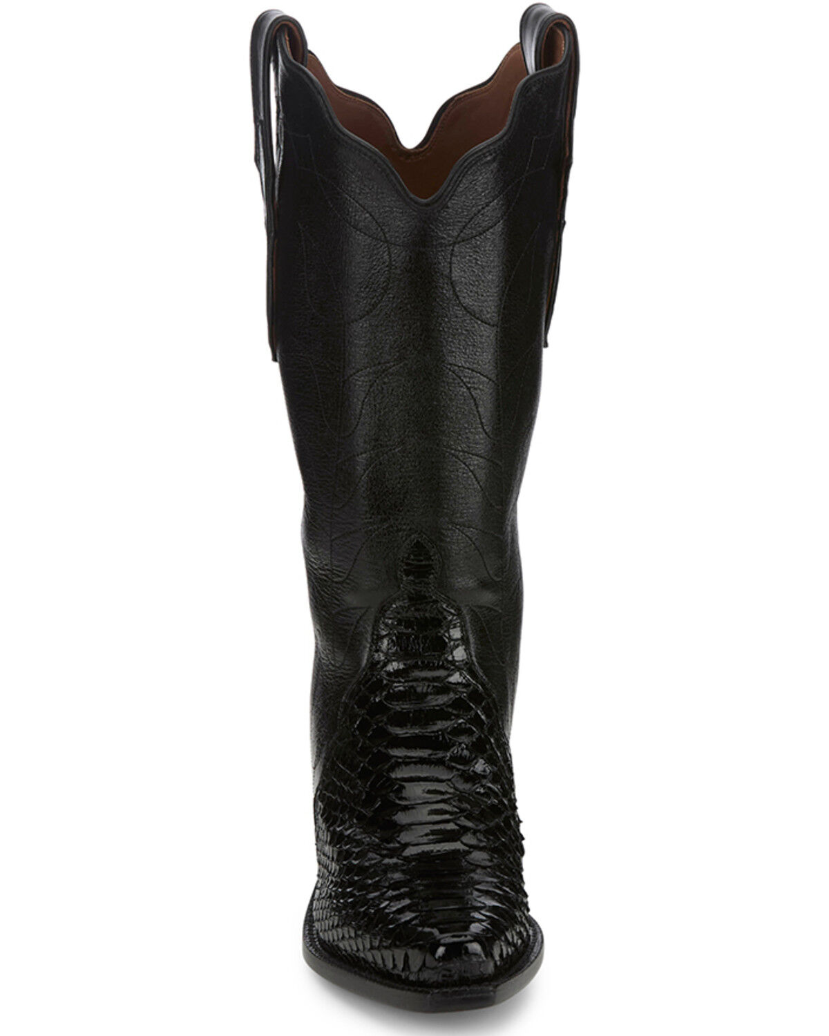 Image #4 - Tony Lama Women's Boot Barn Exclusive Tri-Ad Exotic Python Western Boots - Snip Toe, Natural, hi-res