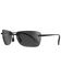 Image #1 - Bex Jaxyn X Sunglasses, Black/grey, hi-res