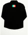 Image #4 - Rodeo Clothing Boys' Mexico Rodeo Long Sleeve Snap Western Shirt, Black, hi-res