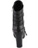 Image #7 - Milwaukee Leather Women's Block Heel Lace Front Boots - Round Toe, Black, hi-res