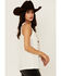 Image #2 - Wrangler Women's Long Live Cowboys Graphic Tank, White, hi-res