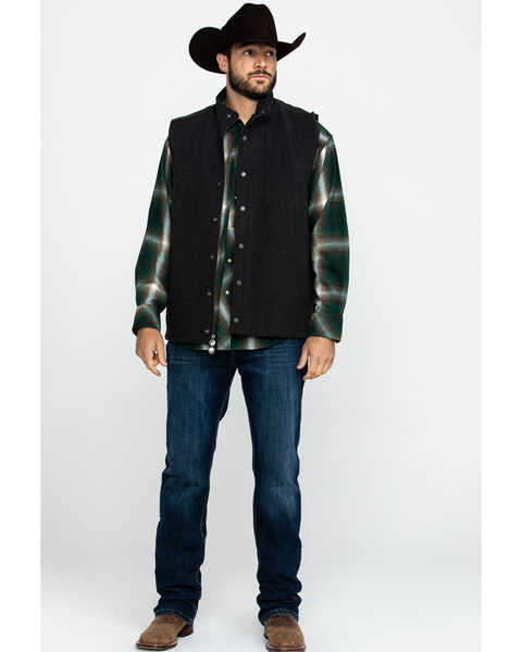 Image #6 - Outback Trading Co. Men's Oaks Vest , Black, hi-res