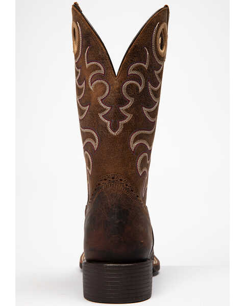 Image #5 - RANK 45 Men's Kodiak Western Boots - Square Toe, , hi-res
