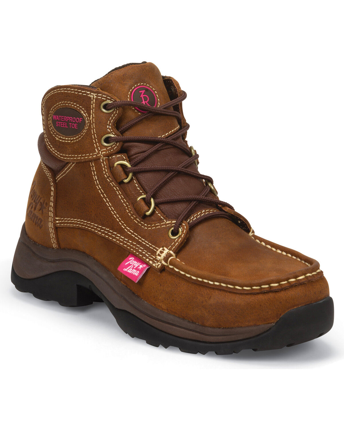 cute girl steel toe boots