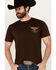 Image #3 - Changes Men's Coors Banquet Rodeo Short Sleeve Graphic T-Shirt, Brown, hi-res