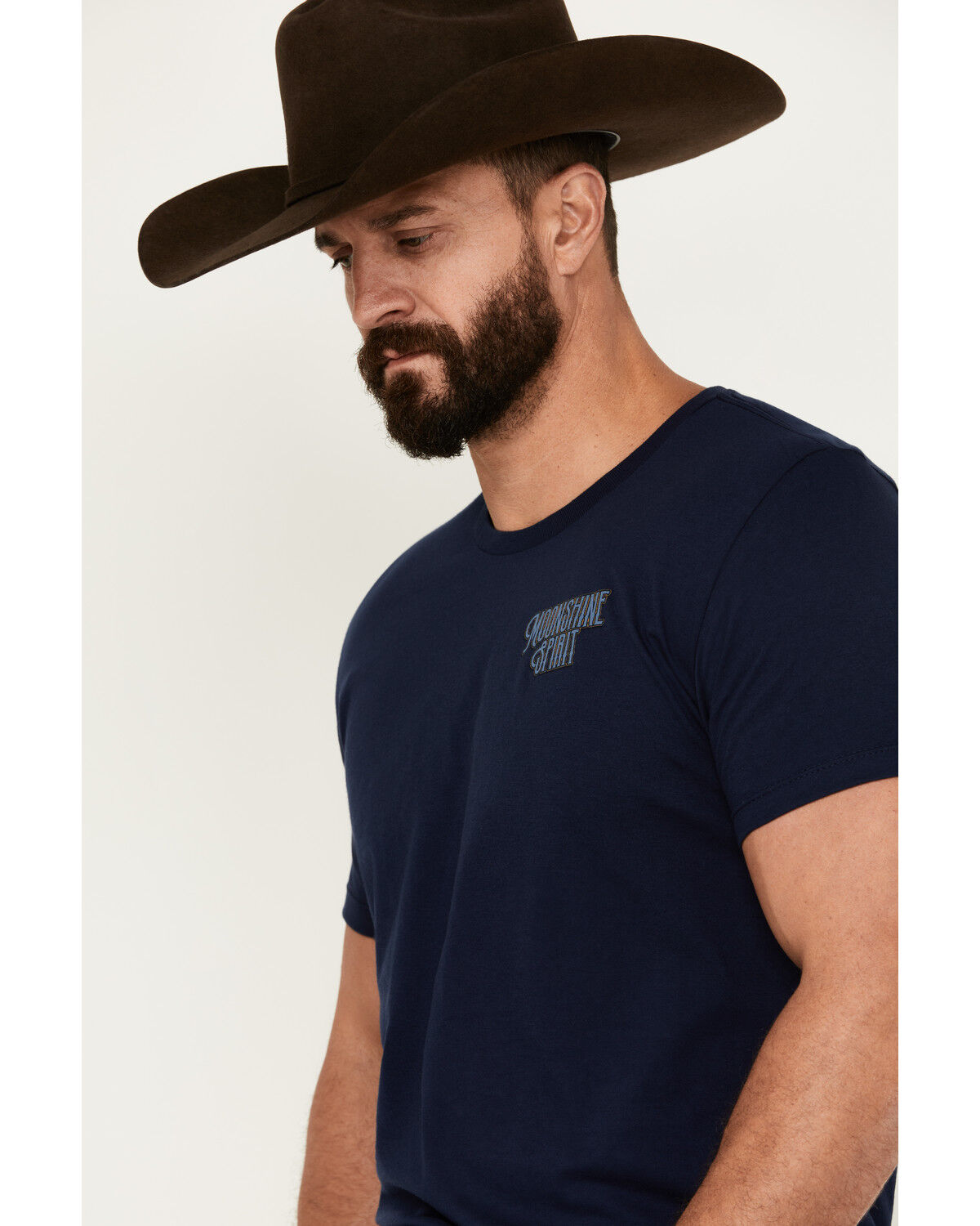 Image #4 - Moonshine Spirit Men's Genuine Short Sleeve T-Shirt, Navy, hi-res