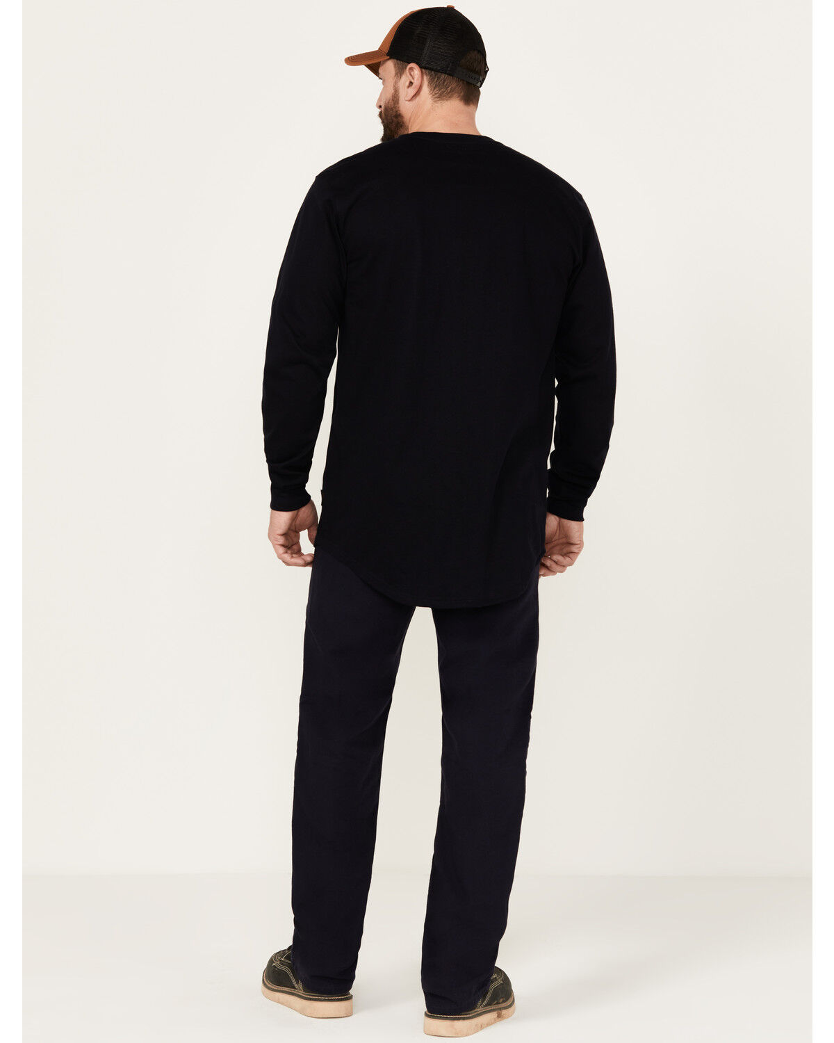 Image #3 - Hawx Men's FR Canvas Pants, Navy, hi-res