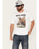 Image #1 - Riot Society Men's Booze Cruise Short Sleeve Graphic T-Shirt, White, hi-res