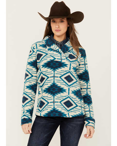 Outback Trading Co Women's Janet Pullover , Blue, hi-res