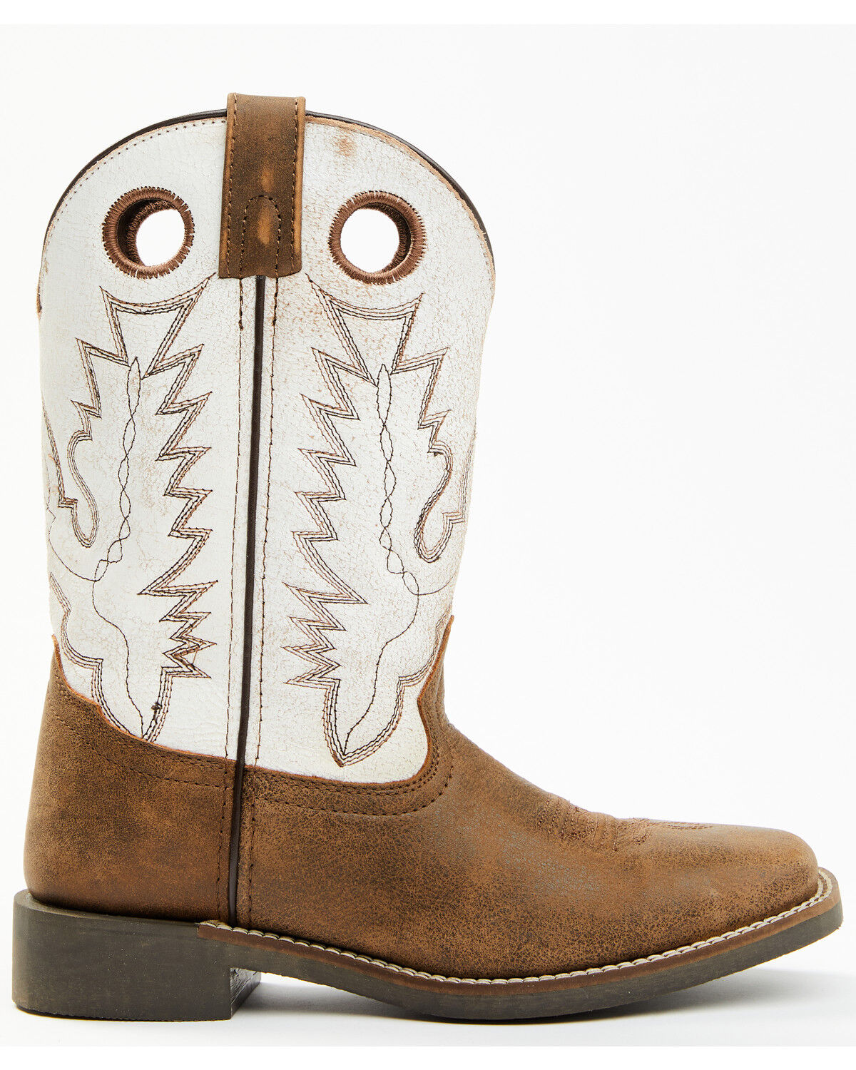 Image #2 - Cody James Boys' Luke Western Boots - Broad Square Toe, Brown, hi-res