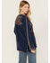 Image #4 - Johnny Was Women's Embroidered Long Sleeve Shirt, Blue, hi-res