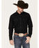 Moonshine Spirit Doe Skin Long Sleeve Snap Western Shirt, Black, hi-res