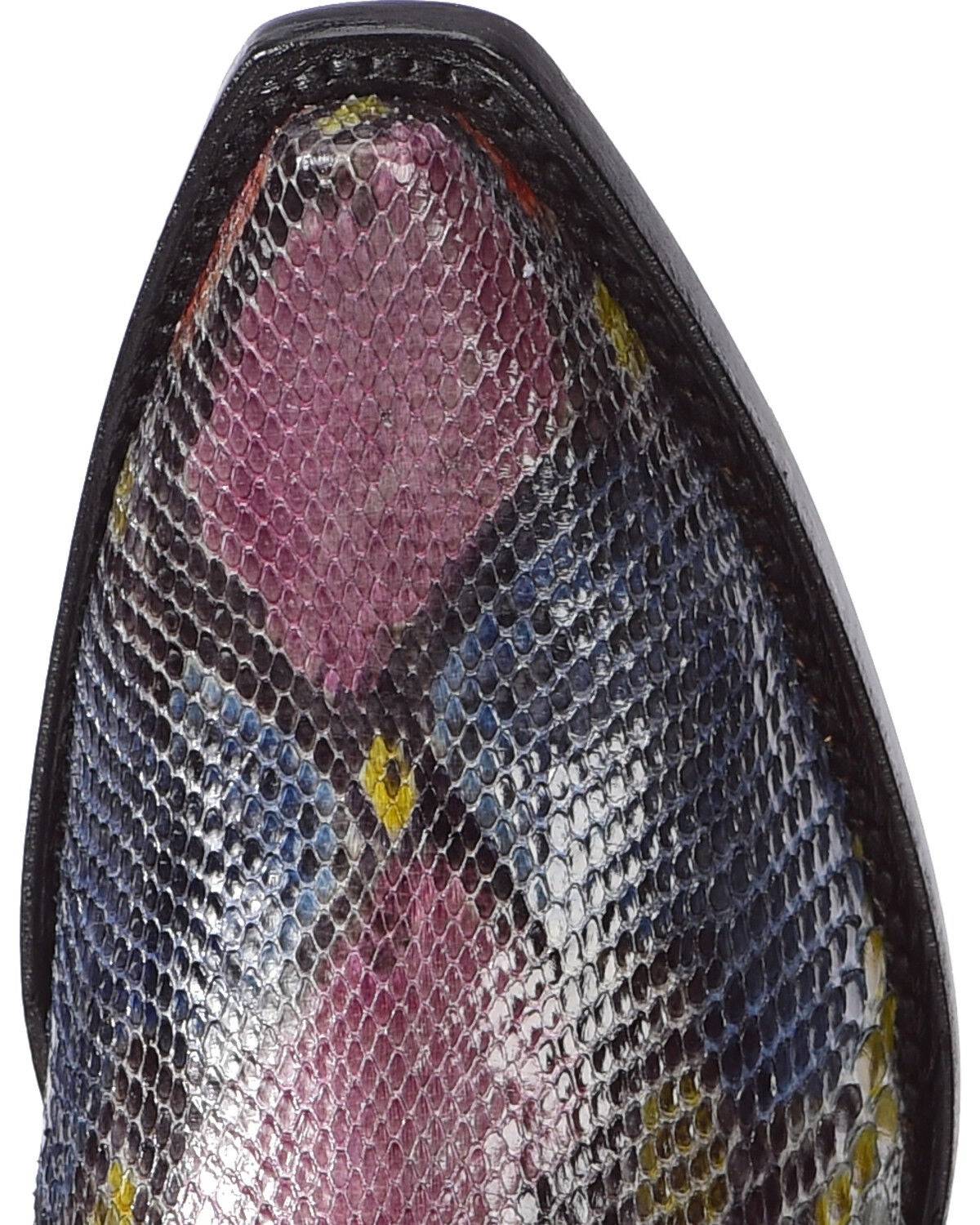Image #6 - Dan Post Women's Painted Belly Python Triad Cowgirl Boots - Snip Toe, , hi-res