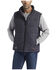 Image #1 - Ariat Men's FR Crius Insulated Zip-Front Work Vest, Grey, hi-res