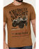 Image #3 - Brothers and Sons Men's American Grit Short Sleeve Graphic T-Shirt , Caramel, hi-res
