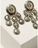 Image #3 - Paige Wallace Women's Silver Concho Dangle Earrings, Turquoise, hi-res