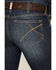 Ariat Women's R.E.A.L. Vicky Medium Wash Mid Rise Embroidered Bootcut Jeans, Blue, hi-res
