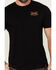 Image #3 - Troll Co Men's Retro Knuckle Buster Short Sleeve Graphic T-Shirt, Black, hi-res