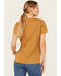 Image #4 - Ariat Women's Gold Cowboy Short Sleeve Graphic Tee, Gold, hi-res