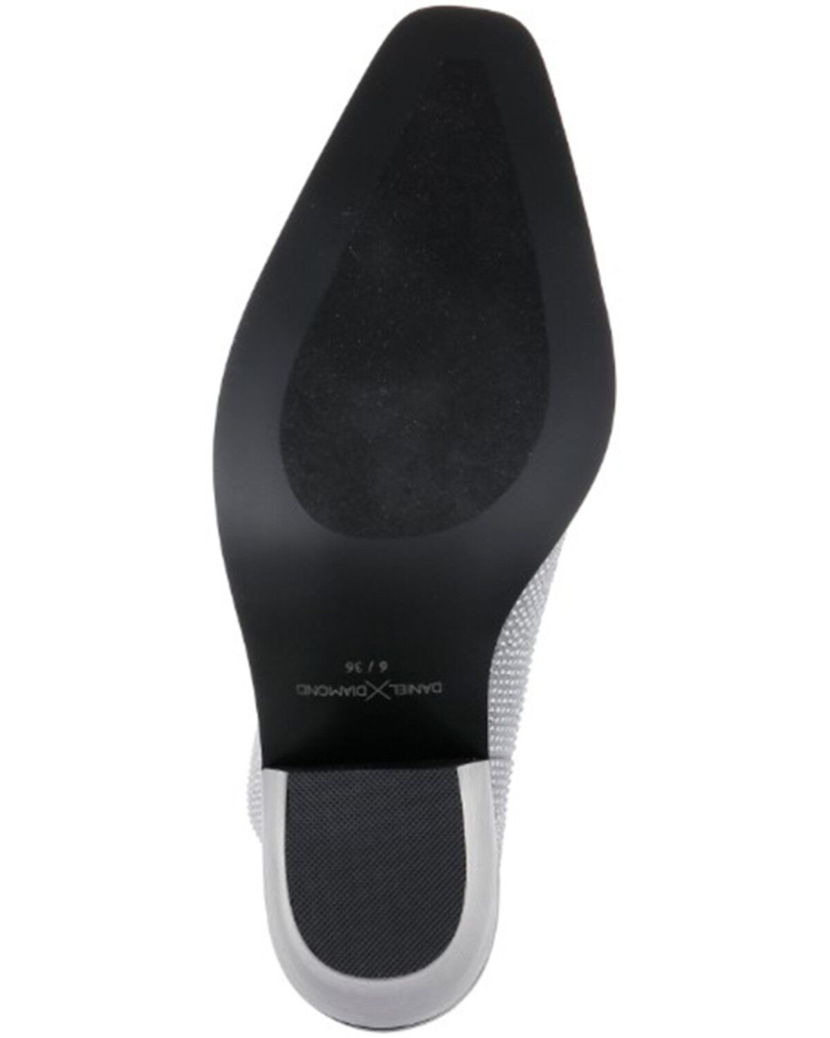 Image #2 - DanielXDiamond Women's North Jewel Cave Tall Western Boots - Snip Toe, Silver, hi-res