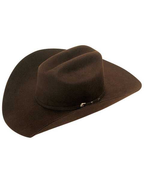 Image #1 - Twister Santa Fe 2X Felt Cowboy Hat, Chocolate, hi-res