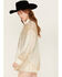 Image #3 - GeeGee Women's Sequins Long Sleeve Button-Down Top , Cream, hi-res