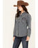 Image #2 - STS Ranchwear By Carroll Women's Duke Long Sleeve Snap Denim Western Shirt, Medium Wash, hi-res