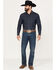 Image #1 - Wrangler 20x Men's 42MWX Gunmetal Dark Wash Vintage Bootcut Stretch Denim Jeans, Dark Wash, hi-res