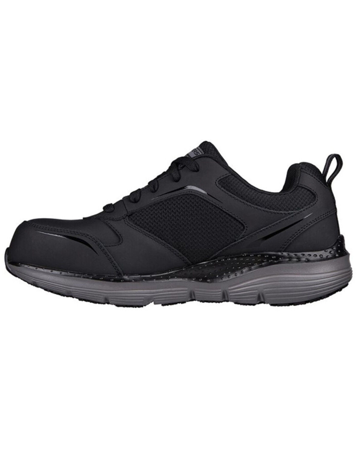 Image #3 - Skechers Men's Arch Fit Lace-Up Athletic Work Shoe - Composite Toe, Charcoal, hi-res