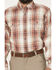 Image #3 - Carhart Men's FR Force Rugged Flex® Loose Fit Midweight Plaid Print Long Sleeve Button-Down Work Shirt, Wine, hi-res