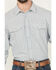 Image #3 - Blue Ranchwear Men's Cloud Striped Long Sleeve Snap Western Shirt, Light Blue, hi-res