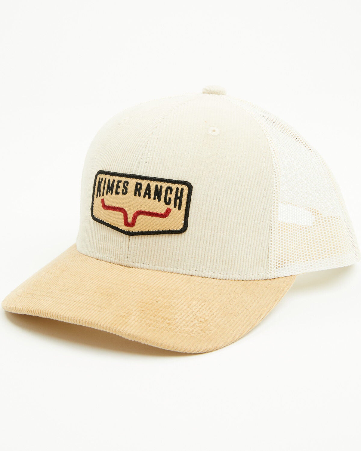 Kimes Ranch Men's Fourteen Corduroy Logo Ball Cap, Tan, hi-res