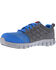 Reebok Women's Sublite Cushion Athletic Work Oxfords - Alloy Toe, Blue, hi-res