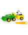 Tomy Boys' John Deere Build-A-Buddy Bonnie Scoop Tractor, Multi, hi-res