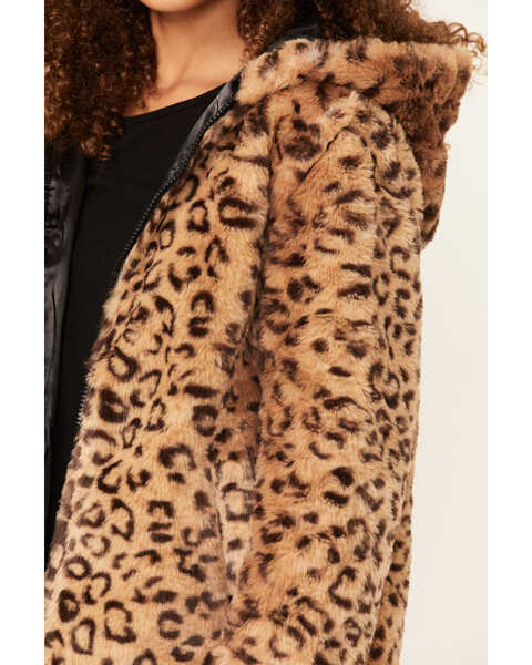 Image #2 - Urban Republic Girls' Cheetah Fur Jacket , , hi-res