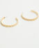 Image #1 - Shyanne Women's Boho Thick Gold Earrings, Gold, hi-res