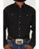 Ariat Men's Jurlington Retro Solid Pearl Snap Western Shirt , Charcoal, hi-res