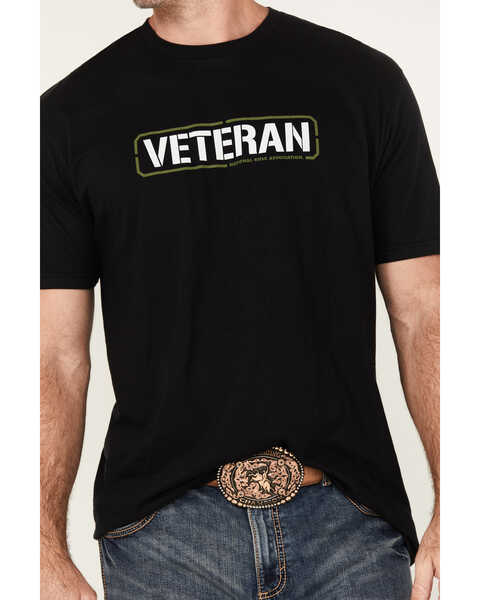 Image #3 - NRA Men's Veteran Flag Short Sleeve Graphic T-Shirt, Black, hi-res