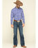 Image #6 - Rock & Roll Denim Men's Ikat Southwestern Print Long Sleeve Western Shirt, Blue, hi-res