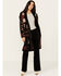 Image #1 - Shyanne Women's Fur Long Cardigan, Mahogany, hi-res