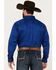 Image #4 - Ariat Men's Blue Solid Twill Oxford Long Sleeve Western Shirt - Big & Tall, Blue, hi-res