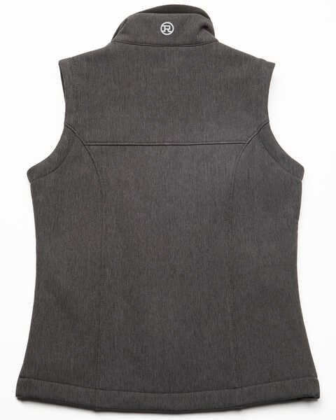 Image #6 - Roper Girls' Grey Softshell Fleece Vest, , hi-res