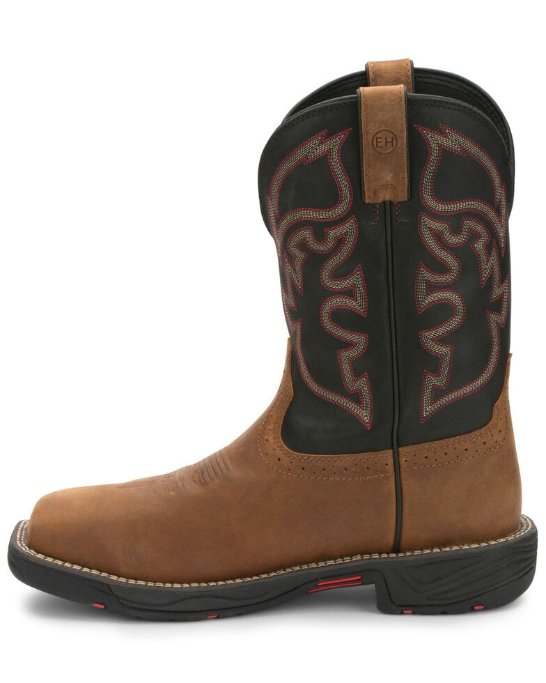 justin composite toe cowboy boots