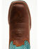 Image #6 - Laredo Women's Sable Western Boots - Broad Square Toe, Brown, hi-res