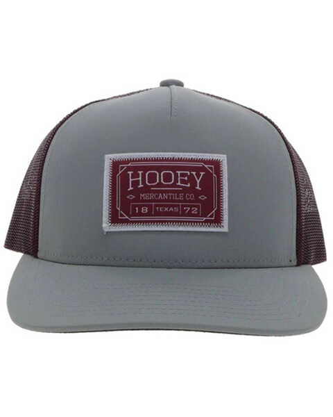 Hooey Men's Logo Baseball Cap, Grey, hi-res