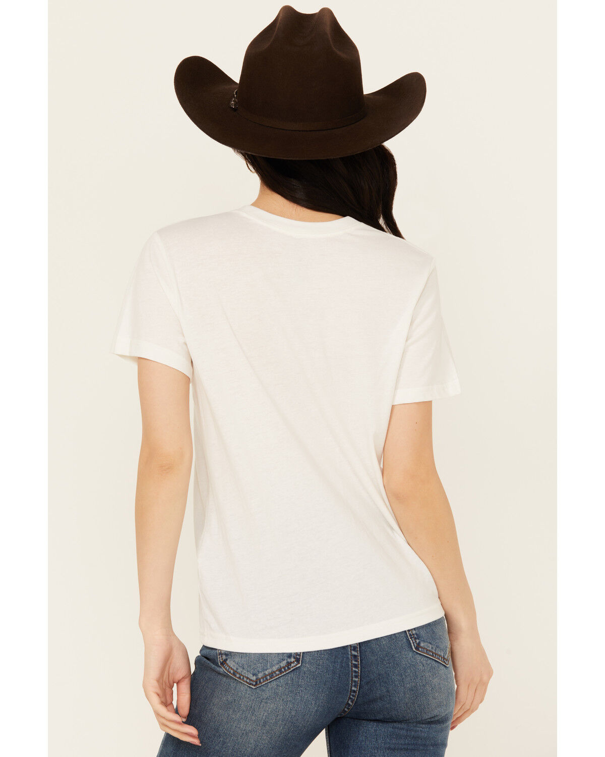Image #4 - Wrangler Women's Rainbow Bronco Short Sleeve Graphic Tee, White, hi-res