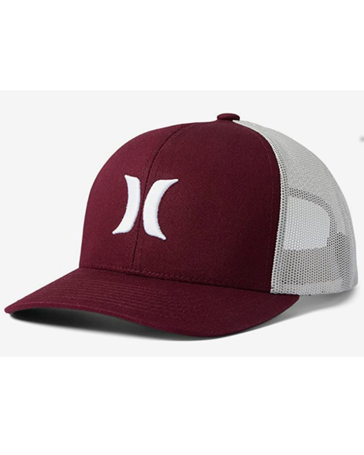 Image #1 - Hurley Men's Del Mar Ball Cap, Burgundy, hi-res