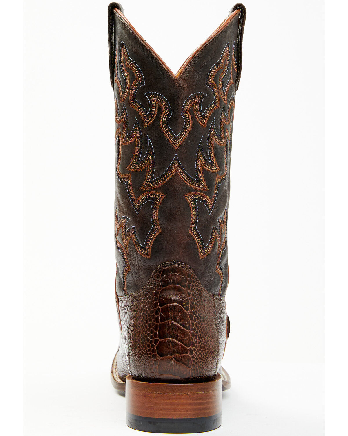 Image #5 - Cody James Men's Antique Cafe Ostrich Leg Exotic Western Boots - Broad Square Toe, Brown, hi-res