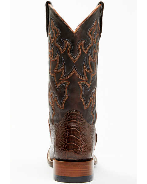 Image #5 - Cody James Men's Antique Cafe Ostrich Leg Exotic Western Boots - Broad Square Toe , Brown, hi-res